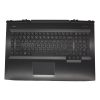 HP Omen 17-an118TX fekete-fehér US angol Laptop billentyűzet