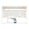 HP Pavilion 15-CS1 arany svéd/finn Laptop billentyűzet