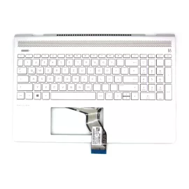   HP Pavilion 15-ck0 gyári új német ezüst billentyűzet modul (L01928-041)