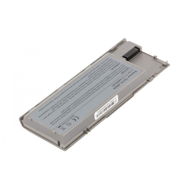 Dell Latitude D620 Laptop Akkumulátor, új, gyárival megegyező minőségű helyettesítő, 6 cellás (4400mAh)