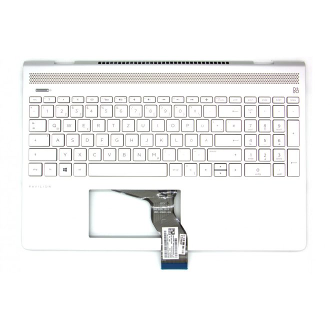 HP Pavilion 15-CK0 ezüst olasz Laptop billentyűzet