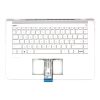 HP Pavilion 14-bk001la gyári új svéd/finn ezüst billentyűzet modul (927903-DH1)