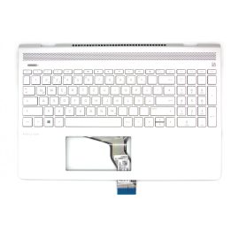 HP Pavilion 15-CK0 ezüst német  Laptop billentyűzet