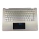 HP Pavilion X360 14T-BA0, 14-BA0, 14-BA1 sorozathoz gyári új szlovén ezüst, háttér-világításos billentyűzet modul (924115-BA1)
