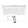 HP Pavilion 15T-CC100 ezüst cseh/szlovák Laptop billentyűzet
