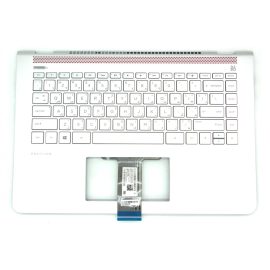   HP Pavilion 14-bf0 sorozathoz gyári új arab angol ezüst háttér-világításos billentyűzet modul (930261-171)