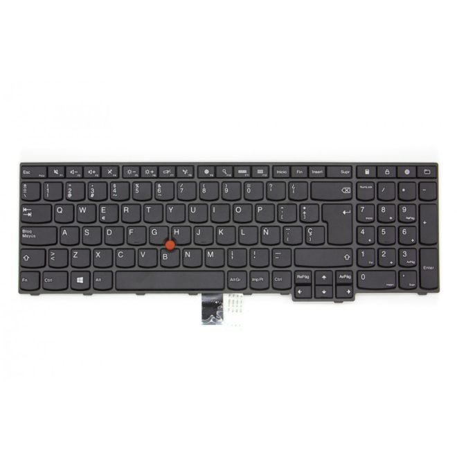 Lenovo ThinkPad Edge E550 fekete spanyol Laptop billentyűzet