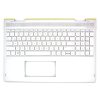 HP Envy X360 15-BP100, 15T-BP100, 15M-BP100 sorozathoz gyári új török ezüst háttér-világításos billentyűzet modul (UMA) (L22411-141)