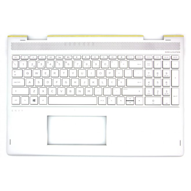 HP Envy X360 15-BP ezüst portugál Laptop billentyűzet