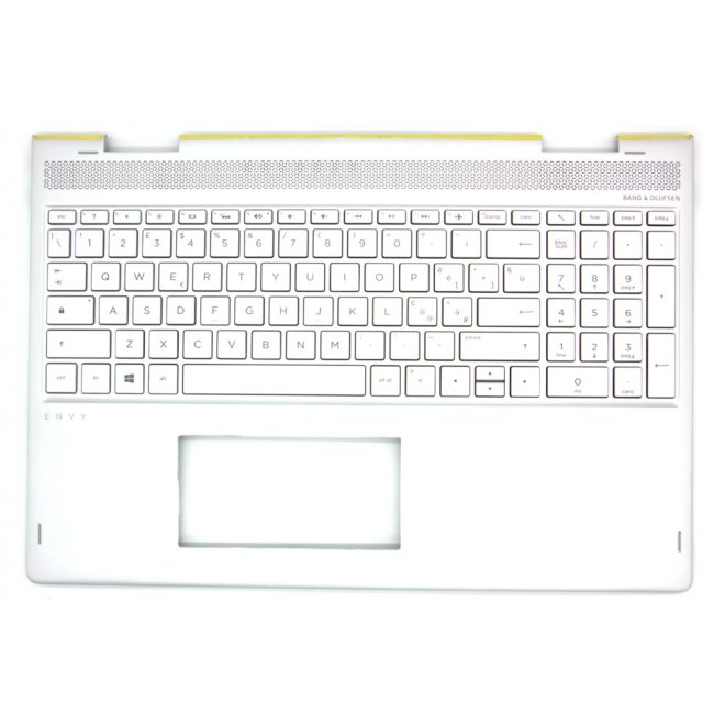 HP Envy X360 15-BP ezüst olasz Laptop billentyűzet