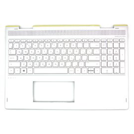 HP Pavilion 17-AB000 szürke US angol Laptop billentyűzet