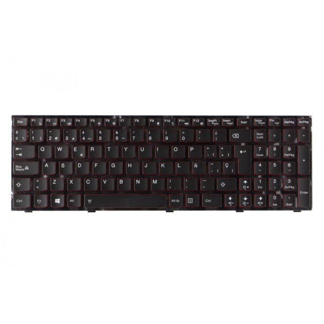 Lenovo IdeaPad Y510p fekete spanyol Laptop billentyűzet