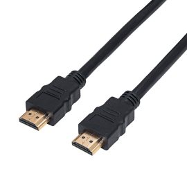   HDMI 4K összekötő kábel 1m Apa-Apa - nagy felbontású kép- és hangátvitel, erős csatlakozók, megbízható jelminőség dokkolóhoz, monitorhoz és laptophoz, PC-hez