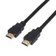 HDMI 4K összekötő kábel 1m Apa-Apa - nagy felbontású kép- és hangátvitel, erős csatlakozók, megbízható jelminőség dokkolóhoz, monitorhoz és laptophoz, PC-hez