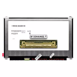   Használt matt 13.3' Full HD (1920x1080) LED eDP Slim kijelző (csatlakozó: 30 pin - bal)  B133HAN02.7