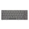 HP EliteBook 840 G1, 850 G1 használt norvég, szürke keretes háttér-világításos billentyűzet (762758-091)