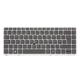   HP EliteBook 840 G2 szürke-fekete norvég Laptop billentyűzet