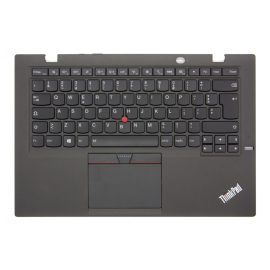  Lenovo Thinkpad X1 Carbon (3. generáció, Type 20BS, 20BT) gyári új QWERTY kiosztású francia  háttér-világításos billentyűzet modul touchpaddal