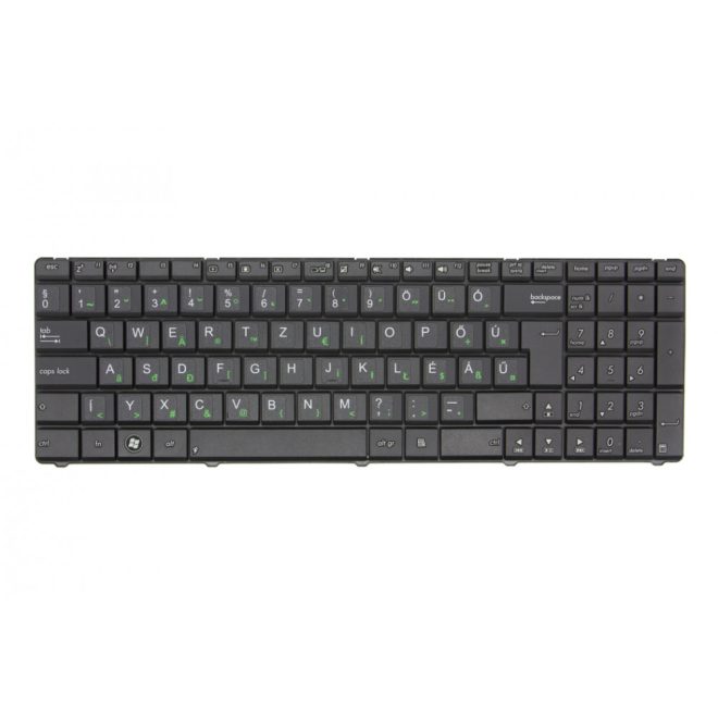 Asus X53 X53B fekete magyarított Laptop billentyűzet