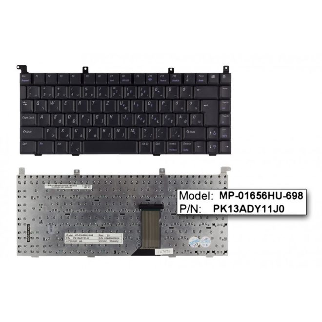 Dell Inspiron 5150 fekete magyar Laptop billentyűzet