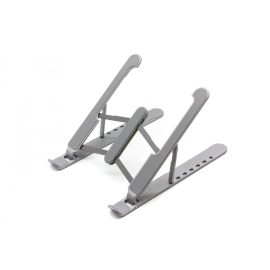 Univerzális, fém laptop tartó állvány, szürke