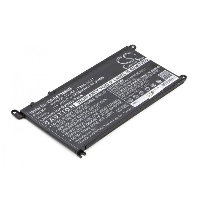 Dell WDX0R helyettesítő új 3 cellás 3650mAh 42Wh akkumulátor (Y3F7Y)