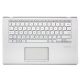 Asus VivoBook S412F, X412UA gyári új magyar szürke háttér-világításos billentyűzet modul (90NB0GF2-R31HU1)