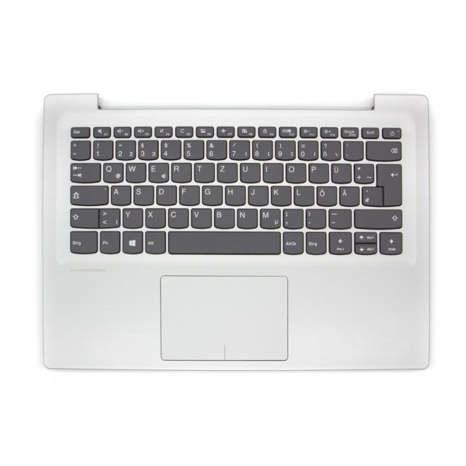Lenovo IdeaPad 320S-14IKB gyári új európai szürke billentyűzet modul + touchpad (5CB0N78296)
