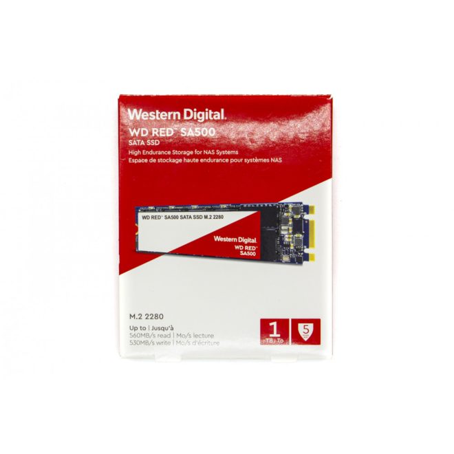 Western Digital Red 1TB M.2 (2280) SATA SSD (SA500, WDS100T1R0B)