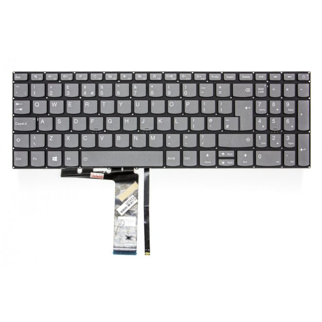 Lenovo IdeaPad 320C-15IKB szürke UK angol Laptop billentyűzet