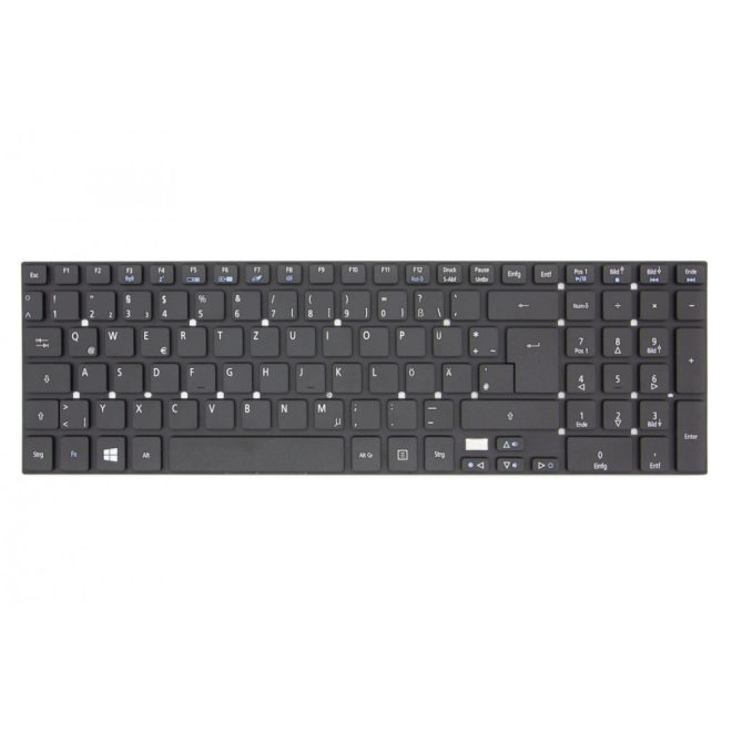 Acer Travelmate P256-MG fekete német  Laptop billentyűzet