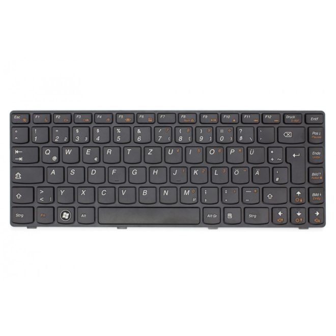 Lenovo IdeaPad G470 fekete német  Laptop billentyűzet