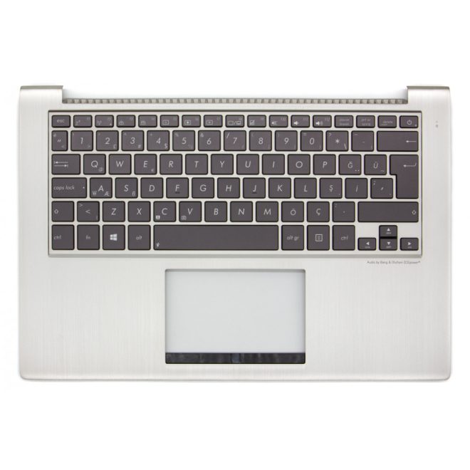 Asus ZenBook UX32 UX32A ezüst török Laptop billentyűzet