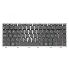   HP EliteBook 840 G5 szürke-fekete magyar Laptop billentyűzet