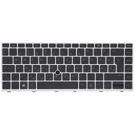   HP EliteBook 745 G5 szürke-fekete magyar Laptop billentyűzet