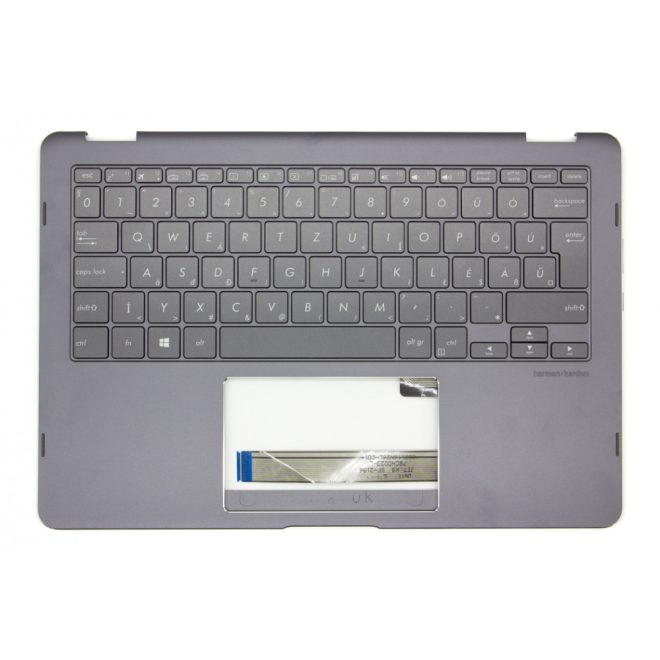 Asus ZenBook UX370UA szürke-fekete magyar Laptop billentyűzet
