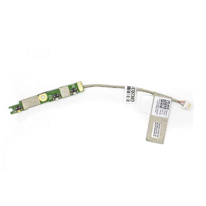 Dell Inspiron 13 5368, 7368, Latitude 3390 2-in-1 gyári új bekapcsoló panel kábellel (3G1X1, 03G1X1)