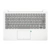 Lenovo IdeaPad 320s-13IKB gyári új belga (AZERTY) szürke háttér-világításos billentyűzet modul touchpaddal (5CB0Q17546)