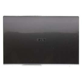   Acer Aspire V3-731, V3-771 használt szürke LCD kijelző hátlap + antenna, B kategóriás (zsanértakarónál egyik rögzítő fül törött) (13N0-7NA0A01)