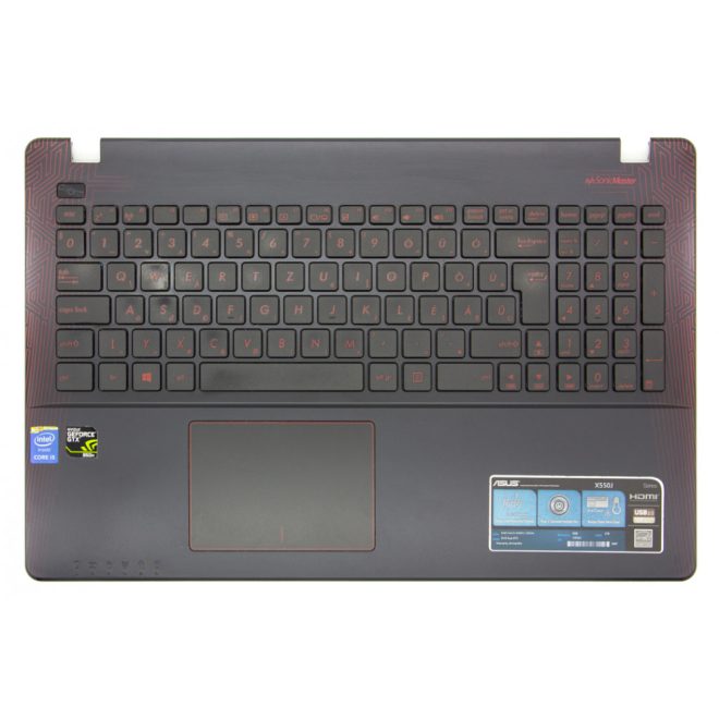 Asus X550 X550VC szürke magyar Laptop billentyűzet