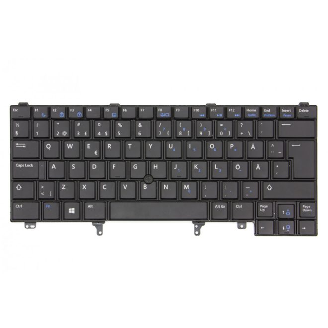 Dell Latitude E6220 fekete német  Laptop billentyűzet