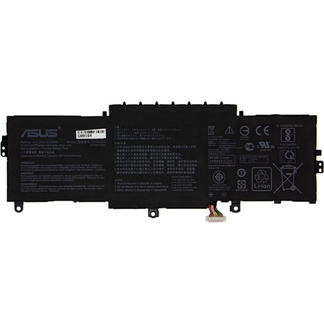 Asus ZenBook UX433FA, UX433FN gyári új 3 cellás 50Wh 4210mAh akkumulátor (0B200-03080000, C31N1811)