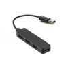 Hama USB HUB 4db USB 2.0 porttal (12324)