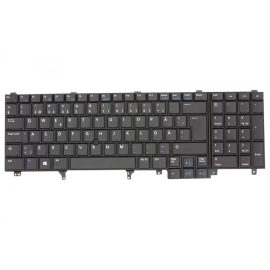 Dell Latitude E6540 fekete svéd/finn Laptop billentyűzet