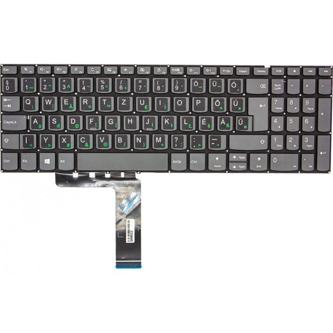 Lenovo IdeaPad V130-15IGM szürke magyarított Laptop billentyűzet
