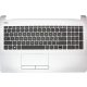 HP 255 G6 ezüst-fekete olasz Laptop billentyűzet