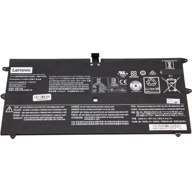 Lenovo IdeaPad Yoga 900S-12ISK Laptop akkumulátor, gyári új, 4 cellás (6950mAh)