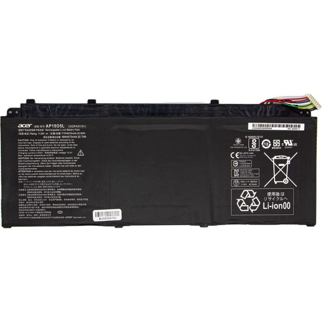 Acer Swift SF514-51 Laptop Akkumulátor, gyári új, 3 cellás (4570mAh)