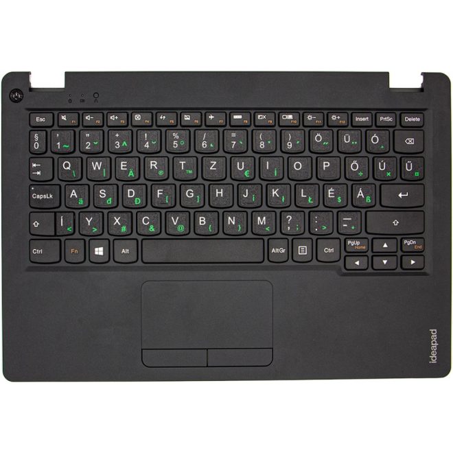 Lenovo IdeaPad 100S-11IBY gyári új, matricával magyarított fekete színű billentyűzet modul + touchpad (5CB0K48358)