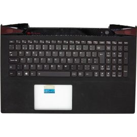   Lenovo IdeaPad Y50-80 fekete-piros UK angol Laptop billentyűzet